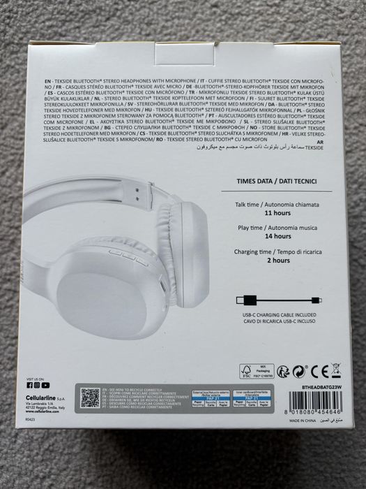 Słuchawki bezprzewodowe nauszne bluetooth