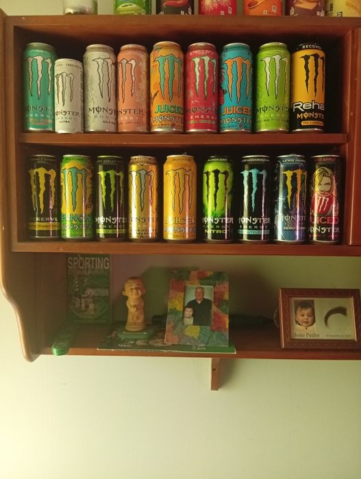 Latas de Monster coleção