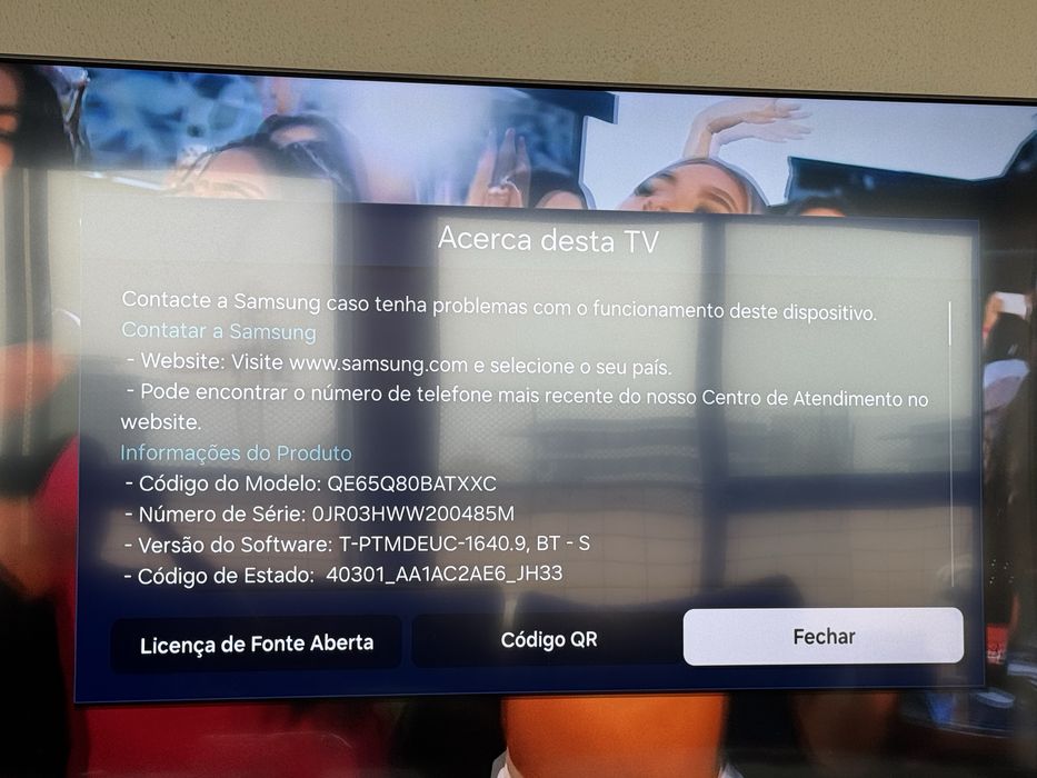 Samsung TV QE65Q80BATXXC (QLED – 65-inch / 165 cm – 4K Ultra HD – Smart TV)64284285597953121