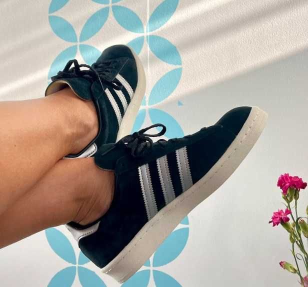 Adidas Campus buty damskie 80s czarne srebrne 36 2/3 nowe oryginalne
