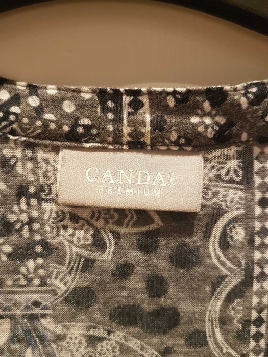 Szaro-biała bluzka rozm. 46