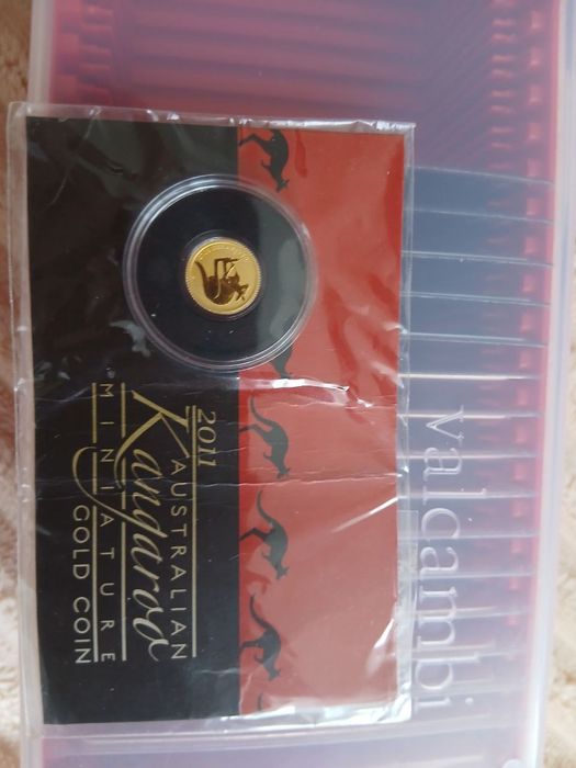 Золота монета Австралії вагою 1/2 грама