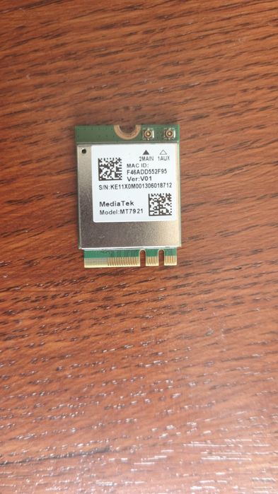 Ігровий Wi-Fi 6 модуль Intel Killer AX1650i M.2 Bluetooth 5.2