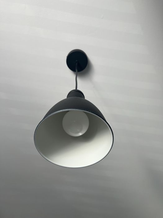 Trzy Lampy wiszące czarne