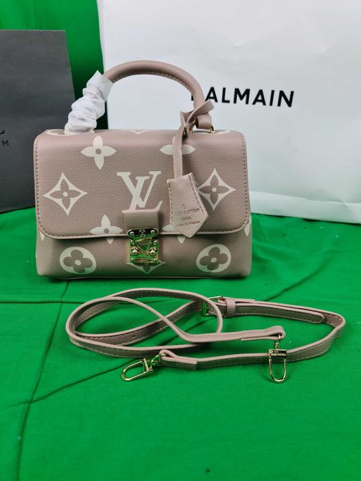Torebka srednia Torba Louis Vuitton monogram beż lv kuferek
