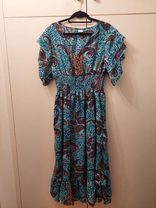 Vestido Indiano Azul