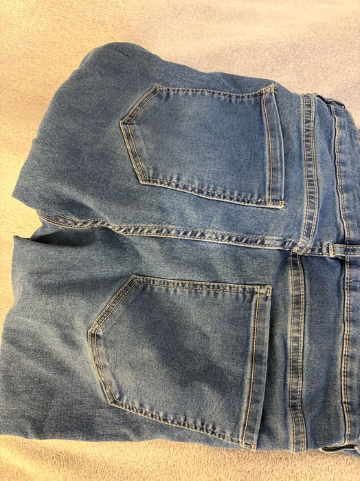 Spodnie jeansowe / jeansy / dżinsy niebieskie rurki / skinny