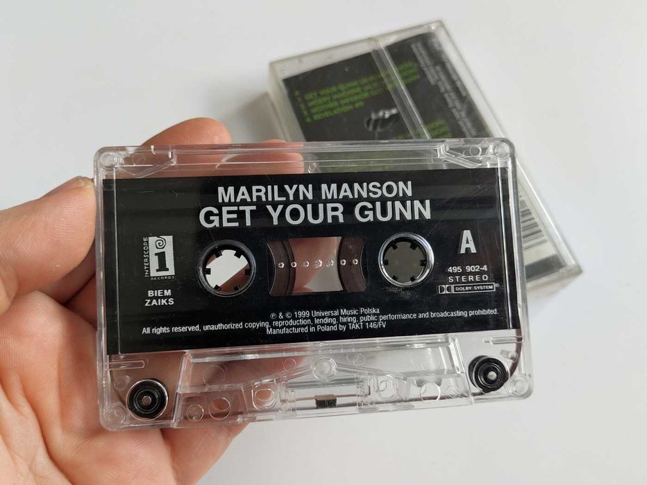 Kaseta Marilyn Manson - Get Your Gunn , wydanie z 1999