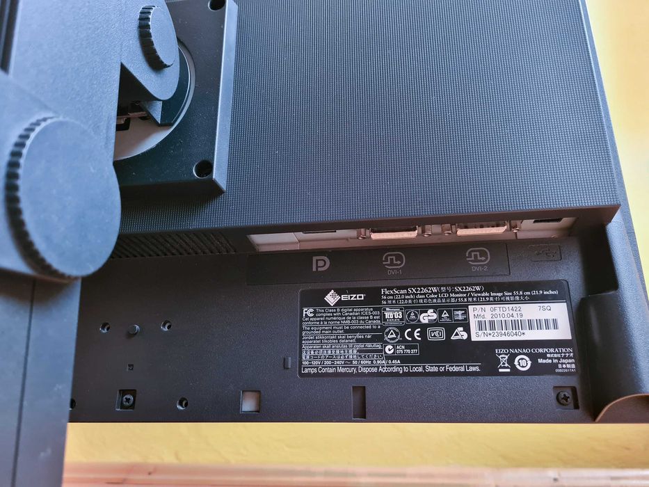 Monitor Eizo FlexScan SX2262W obróbka foto video Profesjonalny