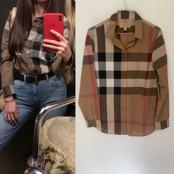 оригінал BURBERRY сорочка в клітинку