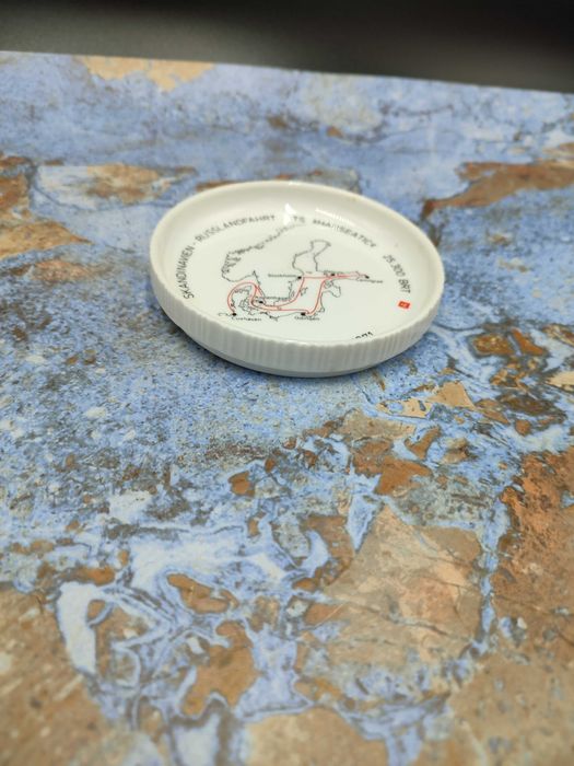 Porcelanowy talerzyk Rosenthal - Mapka - kolekcjonerski 3363