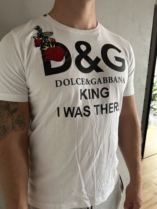 Koszulka tshirt meska biala róża