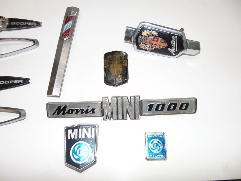 Antigos e clássicos símbolos Austin/Mini