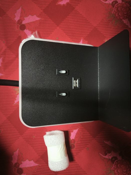 3x Candeeiro flexível com tomada USB e base smartphone