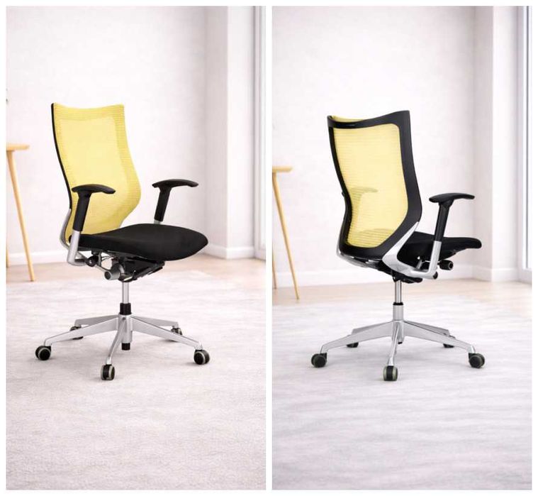 Okamura CP Baron - ergonomiczny fotel premium - siatka - kurier 0 zł