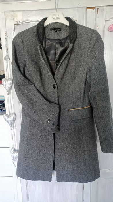 Płaszcz popielaty wiosenny