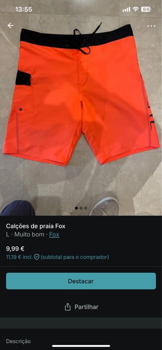 Calções de praia FOX
