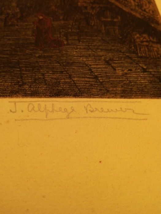 Tela . Reims Catedral- James Alphege Brewer