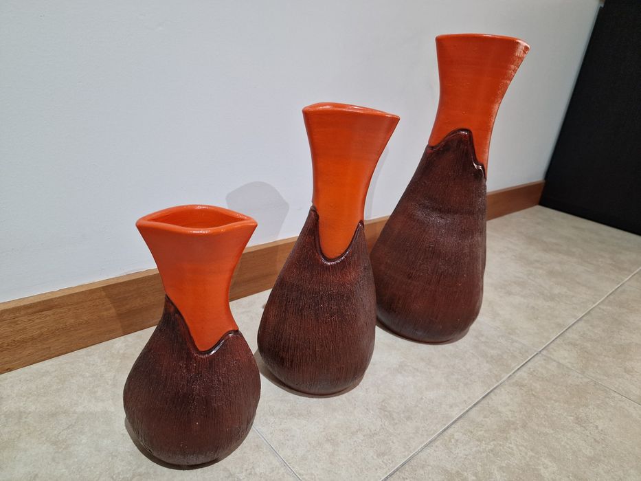Jarros em barro decoração
