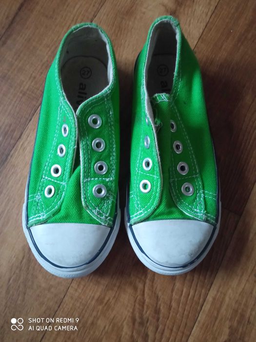 Trampki chłopięce zielone