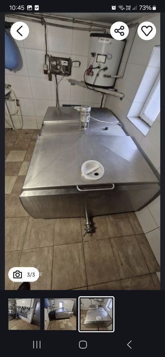 Dojarka przewodowa zbiornik 1000L z odzyskiem  ciepła