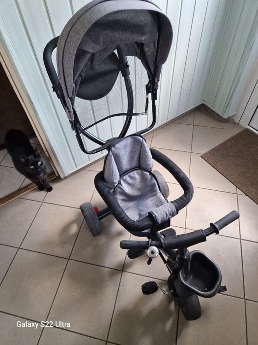 Rowerek trójkołowy pchacz wózek