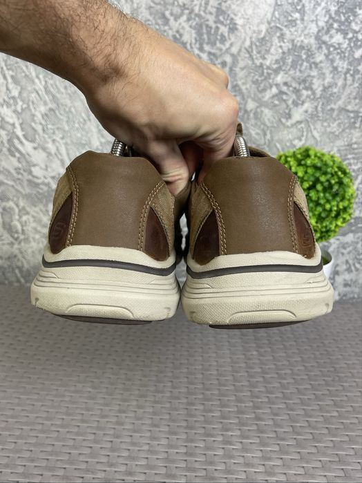 Skechers Air-Cooled кроссовки полуботинки туфли 44 размер кожаные