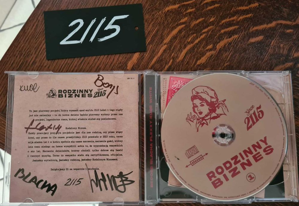 アルバム CD ＋ DVD Płyta CD Rodzinny Biznes 2115 z autografami Warszawa Mokotów • OLX.pl