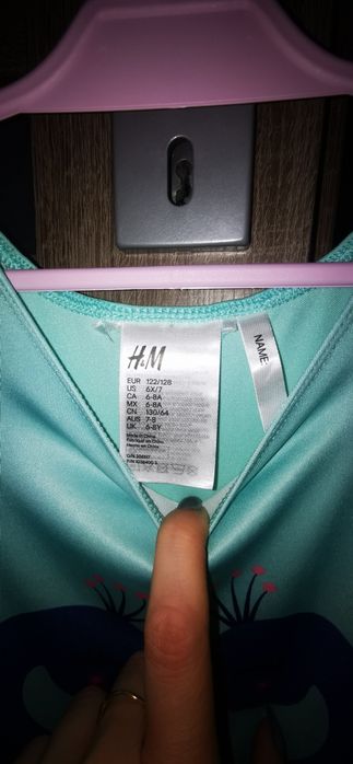 Strój na bal karnawałowy księżniczka łabędzie  122/128 H&M