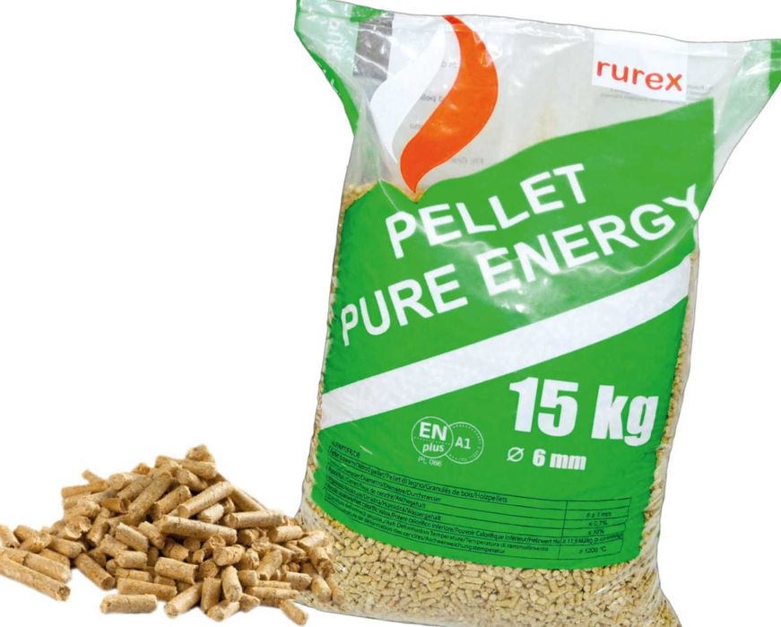 Pellet Rurex z certyfikatem EN plus A1 6mm *POLSKI PRODUCENT*