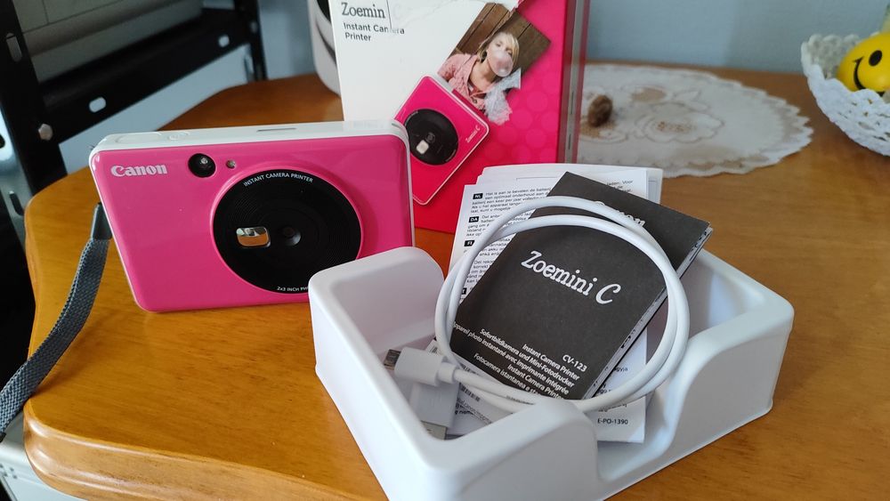 Canon Zoemini C – aparat natychmiastowy z drukarką | Różowy | Stan bar