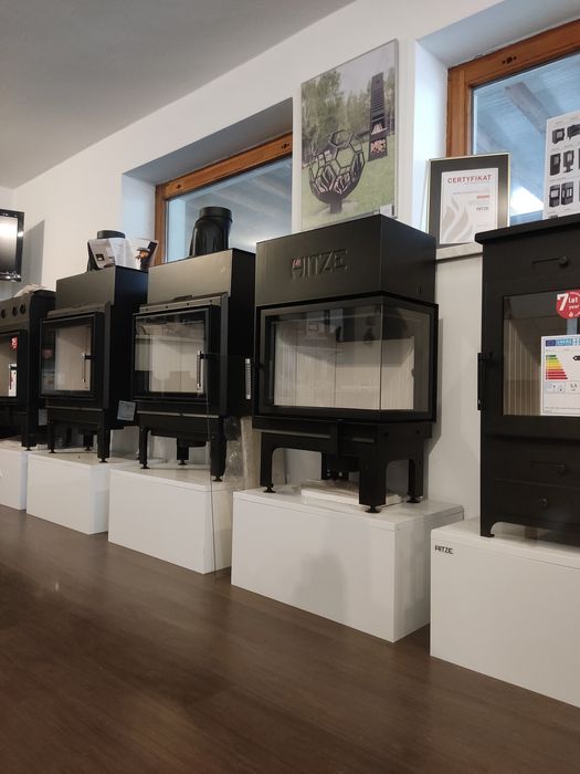 Kominek koza z płaszczem wodnym