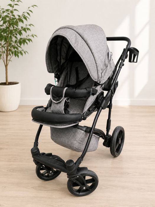 Коляска Donatan 3в1 + автолюлька Cybex Cloud Q Plus + база Isofix + адаптери | Повний комплект