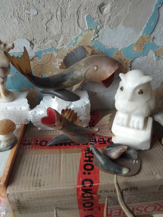 Фигурка камень мрамор ссср