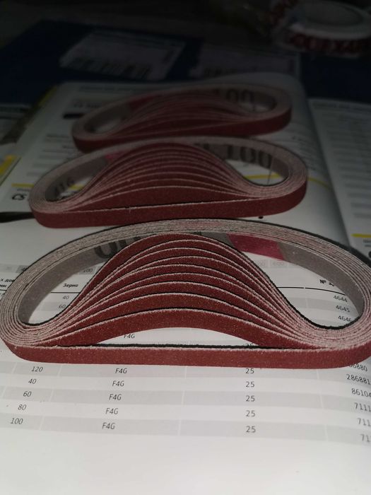 Шлифовальная лента 10х330 мм VSM KK711X для электронапильника и пневмо