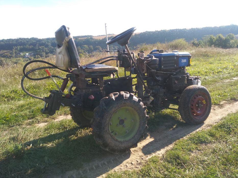 Мототрактор 12кс  Zubr з фрезою