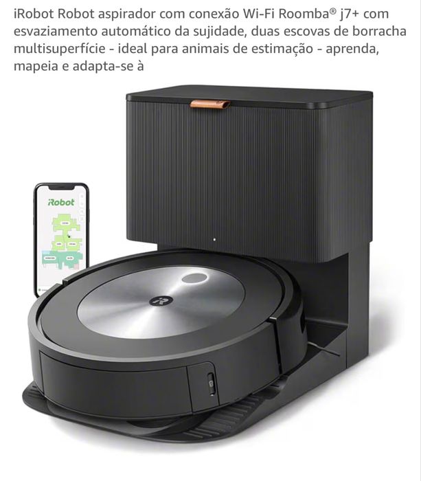 Robot Aspirador con conexión Wi-Fi Roomba®j7+ Com Garantia
