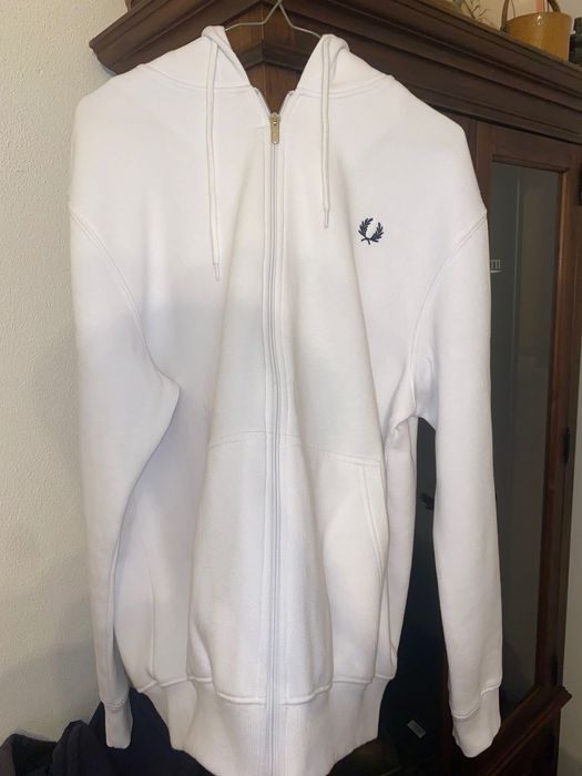 Camisola Fred Perry (hoodie com fecho). Original. Tamanho L