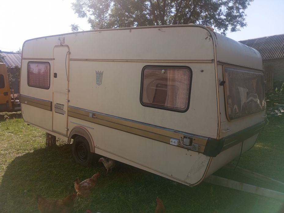 Przyczepa na działkę budowę