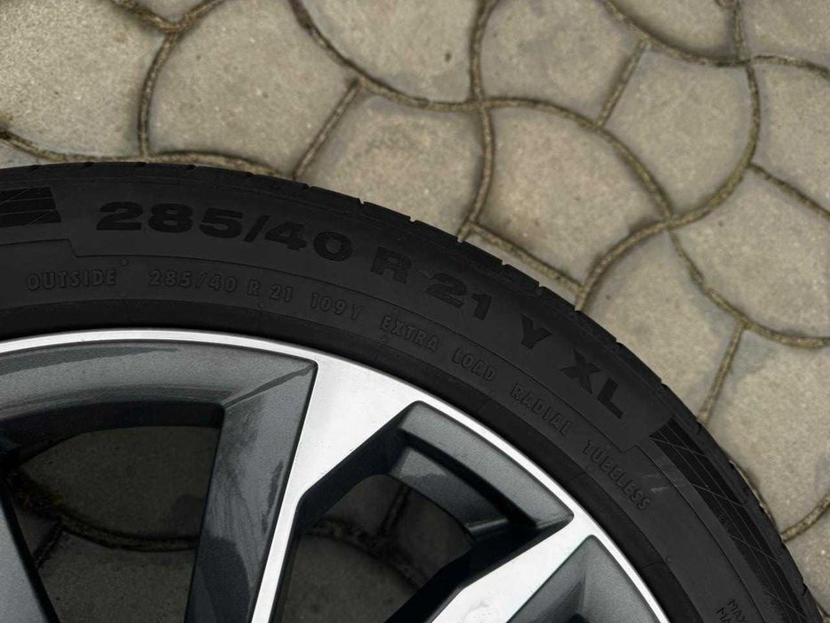 Диски R21 Оригінал Audi SQ7 Q7   Continental ContiSportContact 5 SUV 285/40 R21