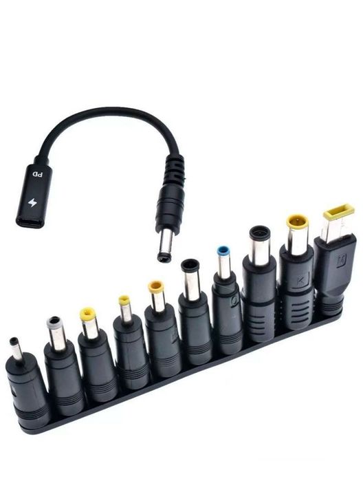 Кабель-адаптер для ноутбука
від PowerBank з набором перехідників