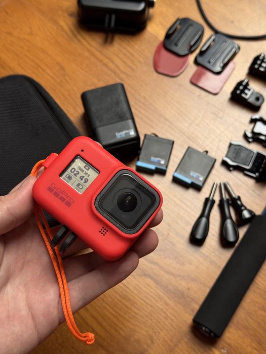 Gopro Hero 8 Black Baterie Ładowarka Akcesoria