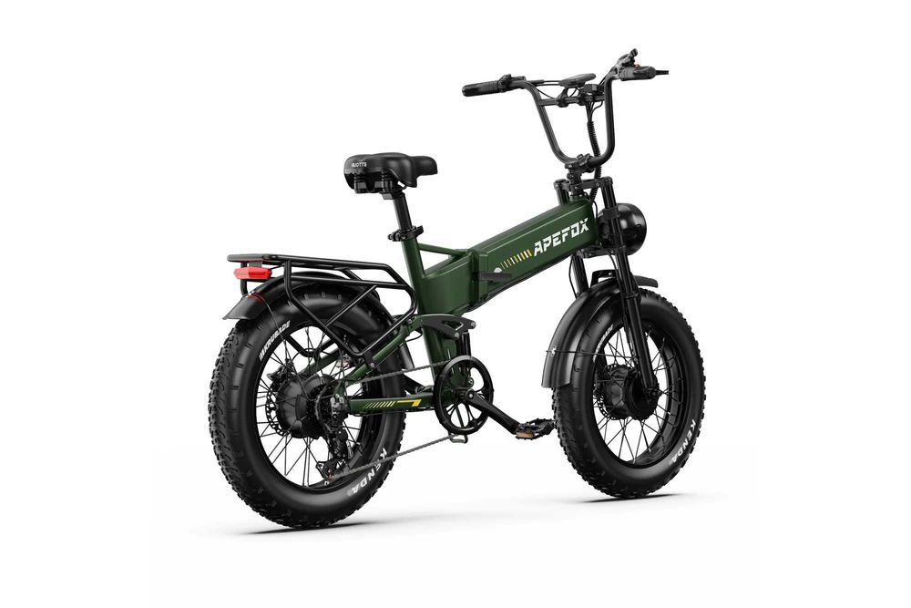 Bicicleta elétrica dobrável fat bike APEFOX RH20 48V 1500W