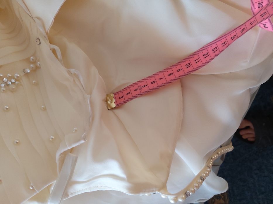 Свадебное платье шампань