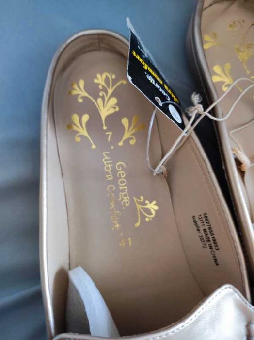 George r41 złote klapki Nowe