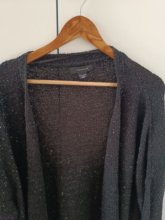 czarny kardigan XL