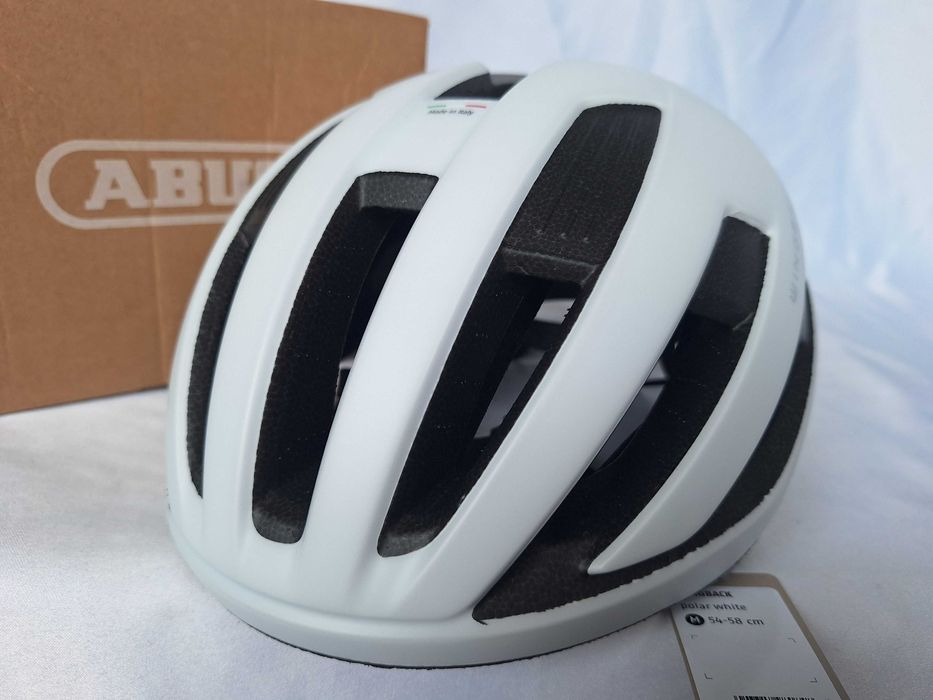 Kask rowerowy szosowy Abus WingBack Polar White M 54-58cm