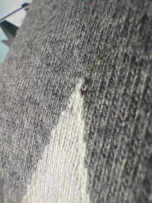 Sweter damski długi szary z białą gwiazdą, Vero Moda M