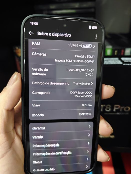 Realme GT8 Pro – 16GB RAM | 512GB Armazenamento