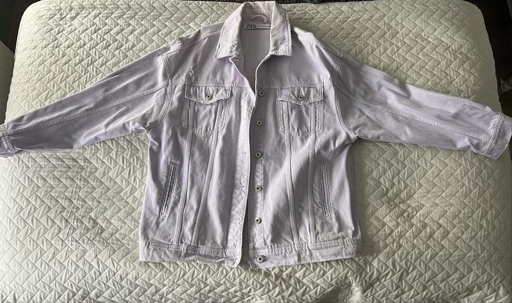 Kurtka katana jeans Zara